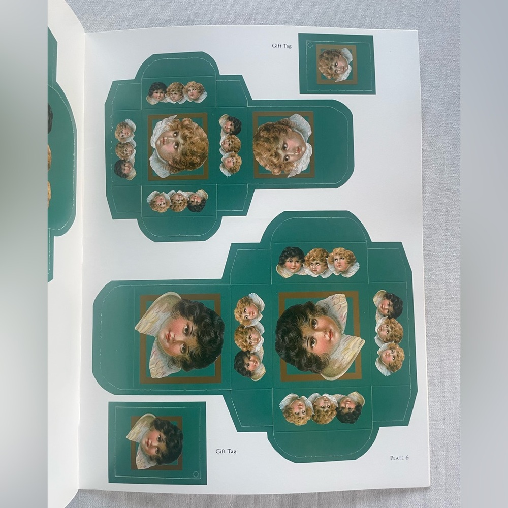 Angels Punch-Out Gift Boxes Nine Boxes with Matching Gift Tags Vintage 1994 Book - Picture 6 of 8